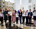 В Богоявленском кафедральном соборе православные волонтеры провели акцию «Георгиевская ленточка»