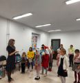 Репетиция концерта ко Дню Матери в воскресной школе в кафедральном соборе в честь Богоявления Господня